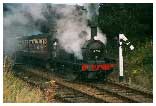 41708 Departs Weybourne with the 15.30 for Holt 9th September 2000